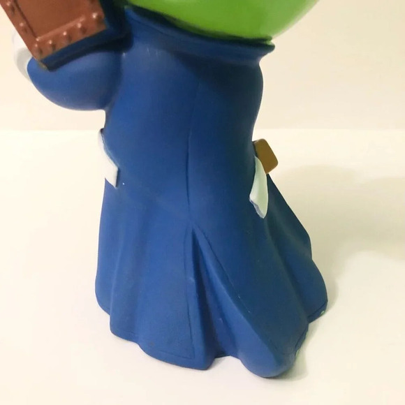 Vintage  Baby Kermit Coin Bank Muppet Babies Pirate Illco 9.5 Inch Tall - Picture 8 of 15